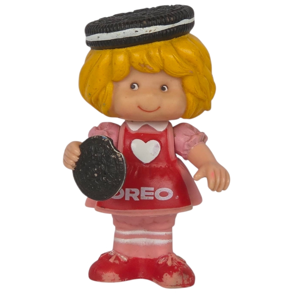 Nabisco Oreo Cookie Girl Doll Figure 4" - 1983 READ**